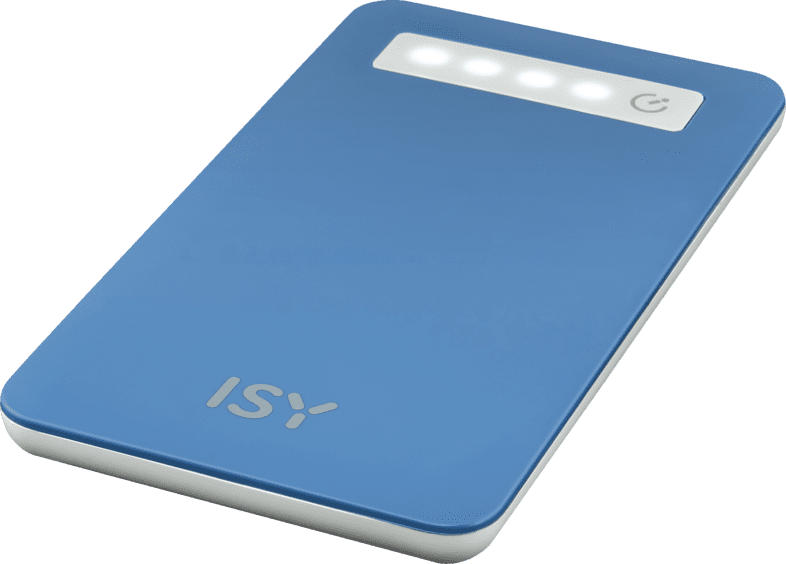 ISY IPP-4000-BL Powerbank 4000 mAh Blau