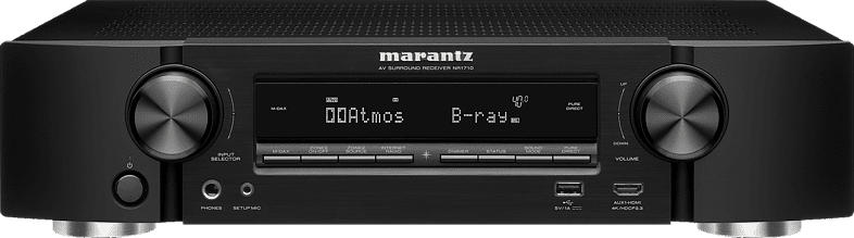 MARANTZ NR 1710 AV-Receiver (7.2 Kanäle, Schwarz)