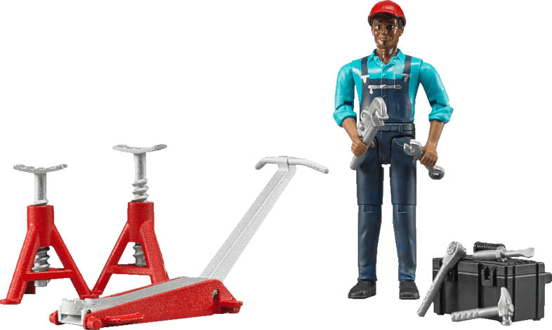 BRUDER Figurenset Werkstatt Spielset, Mehrfarbig