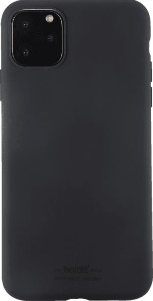 HOLDIT 14306 SILICONE CASE , Backcover, Apple, iPhone 11 Pro Max, Silikon, Schwarz