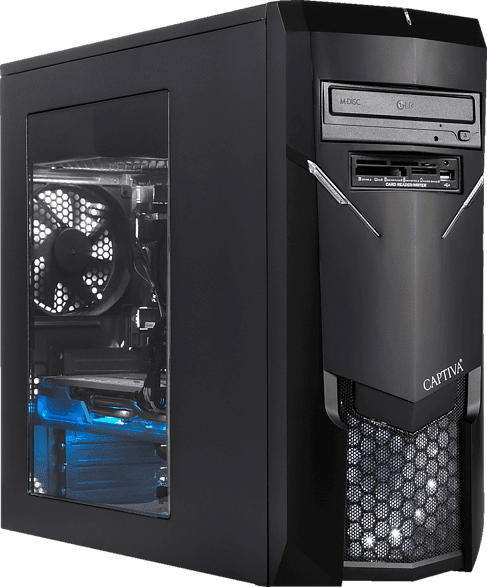 CAPTIVA I50-278, Gaming PC mit Core™ i5 Prozessor, 8 GB RAM, 480 GB SSD, 1 TB HDD, GeForce GTX 1650 , 4 GB