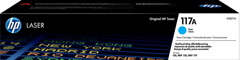 HP 117A Toner Cyan