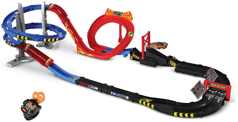 VTECH Turbo Force Racers - Actiontrack Spielset Fahrzeuge, Mehrfarbig