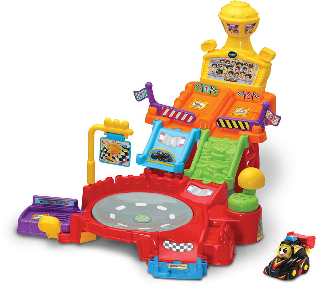 VTECH Tut Tut Baby Flitzer - Rennpiste Farhrzeug, Mehrfarbig