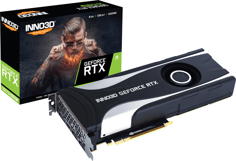 INNO3D GeForce® RTX 2070 SUPER™ Jet 8GB (N207S1-08D6-1180651) (NVIDIA, Grafikkarte)