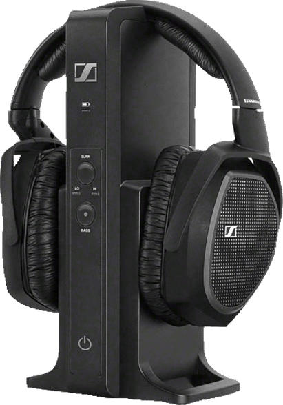 SENNHEISER RS 175, Over-ear Funkkopfhörer Schwarz