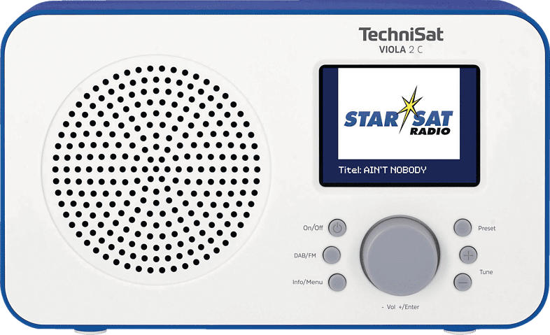 TECHNISAT Viola 2 C Radio (Weiß/Blau)
