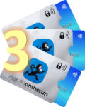 MediaMarkt MAKAKAONTHERUN 3er Set RFID NFC Schutzhülle