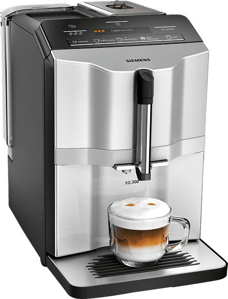 SIEMENS TI353501DE EQ.300 Kaffeevollautomat Silber