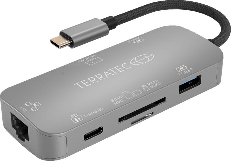 TERRATEC Connect C8 Adapter, Grau