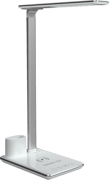 TERRATEC ChargeAIR All Light Leuchte, Induktive Ladestation, Weiß