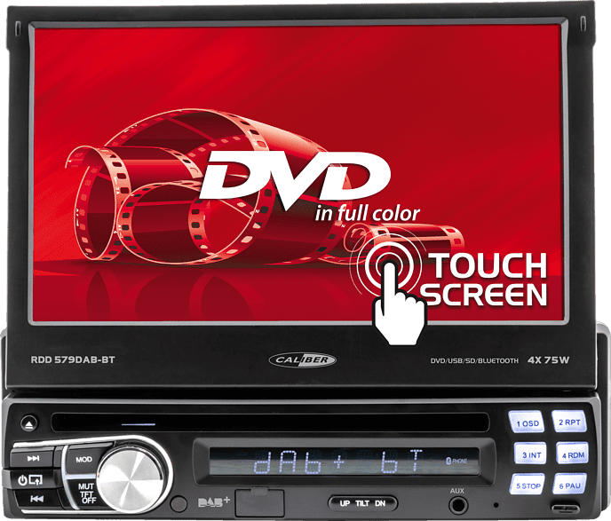 CALIBER RDD579DAB-BT Moniceiver 1 DIN, 75 Watt