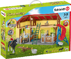 SCHLEICH Pferdestall Spielfigur, Mehrfarbig
