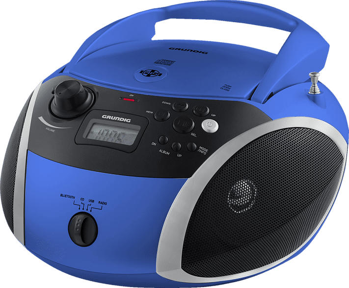 GRUNDIG GRB 3000 BT Radio (Blau/Silber)