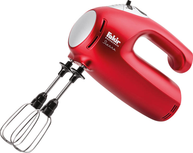 FAKIR 9153001 Sierra Rouge Handmixer Rot (425 Watt)