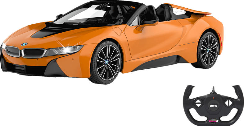 JAMARA BMW i8 Roadster 1:12 orange 2,4G A Ferngesteuertes Fahrzeug, Orange