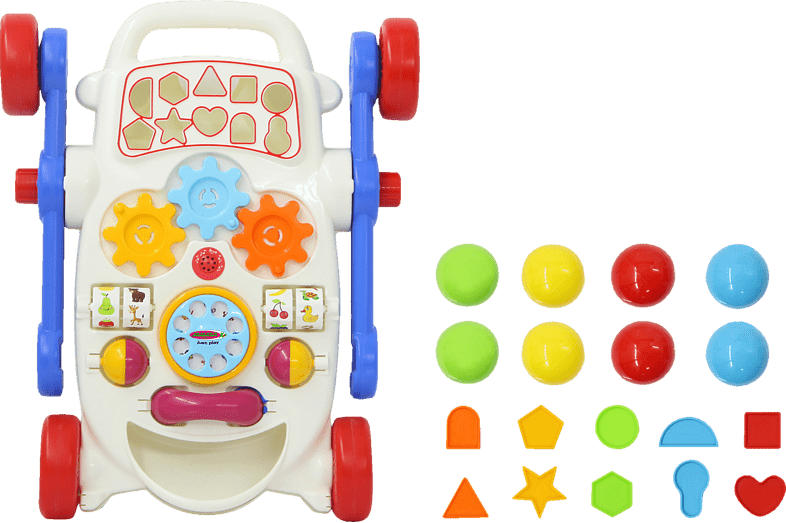 JAMARA KIDS My First Walker Lauflernwagen, Mehrfarbig