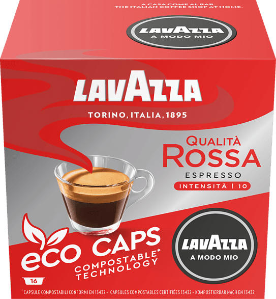 LAVAZZA 8975 A Modo Mio ECO Espresso Qualita Rossa Kaffeekapseln (Espresso)