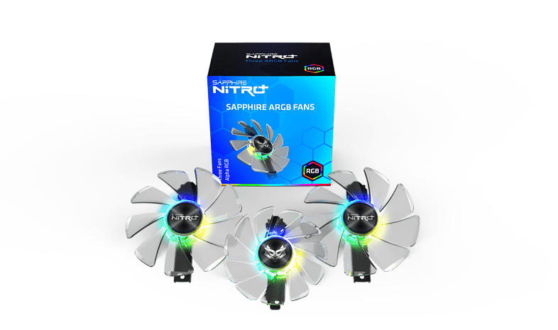 SAPPHIRE ARGB Lüfterset für Nitro+ RX 5700 XT