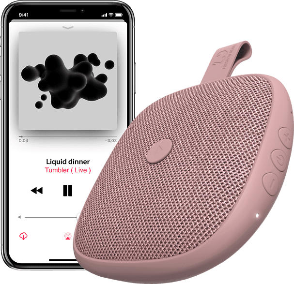 FRESH N REBEL Rockbox Bold Xs Bluetooth-Lautsprecher, Pink