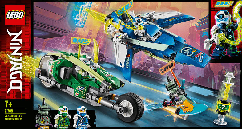 LEGO 71709 Jay und Lloyds Power-Flitzer Bausatz, Mehrfarbig