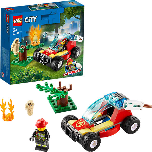 LEGO 60247 Waldbrand Bausatz, Mehrfarbig