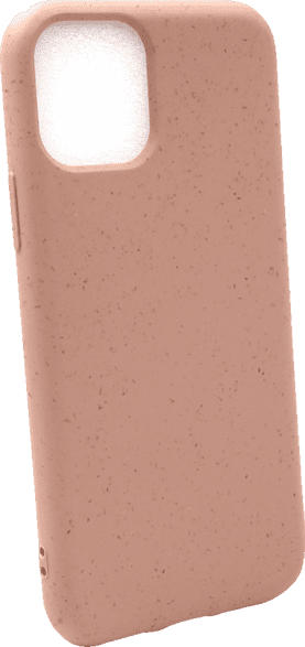 AGM 29098 , Backcover, Apple, iPhone 11, Weizenstroh, recyclebares Thermoplastisches Polyurethan, Rosa