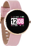 MediaMarkt XLYNE  X-WATCH SIONA COLOR FIT (54036) Smartwatch Metall, Echtleder, 234 mm, Gehäuse: Rosé Gold/Armband: Rosé Gold