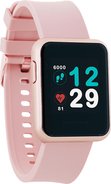 XLYNE X-WATCH KETO SUN REFLECT - SAHARA SUN - (54045) Smartwatch Metall, Silikon, 22 x240 mm, Gehäuse: Rosé/Armband: Rosé