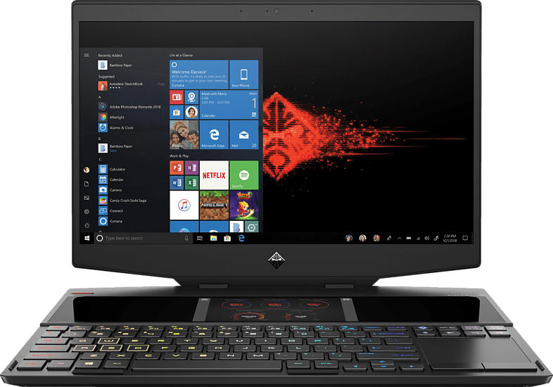 HP OMEN X 15-dg0350ng, Notebook mit 15.6 Zoll Display, Core™ i9 Prozessor, 16 GB RAM, 512 GB SSD, 512 GB SSD, GeForce RTX™ 2080, Schwarz