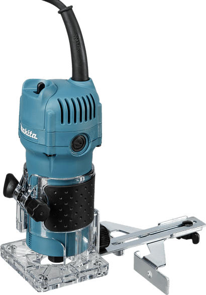 MAKITA 3709 Einhandfräse, Schwarz/Blau