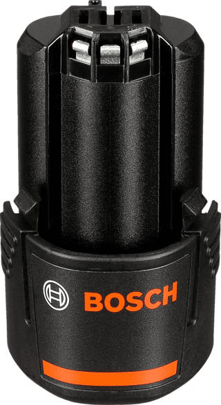 BOSCH GBA 12V 2.0Ah Lithium-Ionen-Akku, Schwarz/Rot