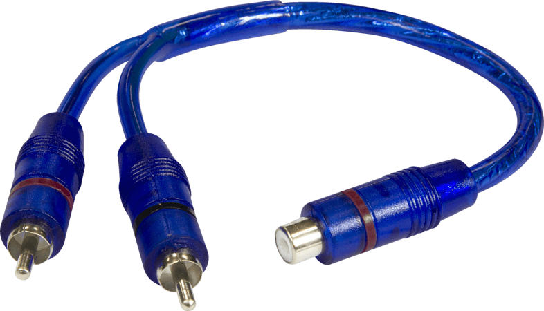 CRUNCH CRY RCA Cinch Y-Kabel