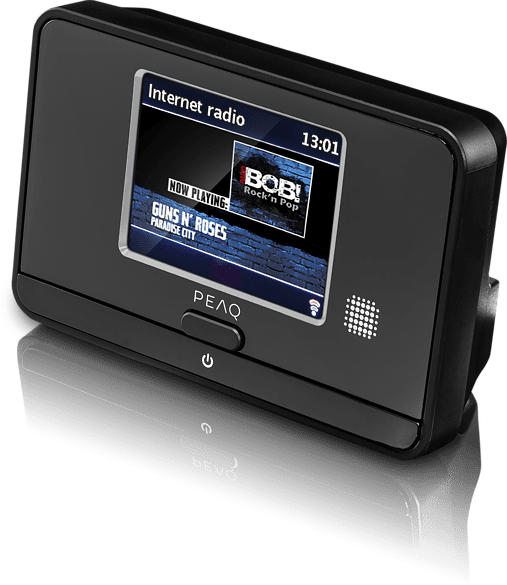 PEAQ PDR10BT-B Digitalradio (Schwarz)