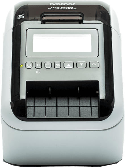 BROTHER QL-820NWB Etikettendrucker, Schwarz/ Weiß