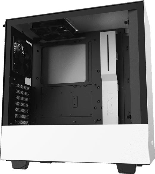 NZXT H510 PC Gehäuse, Weiß/ Schwarz