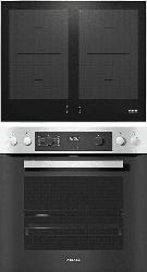 MIELE H 2267-1 IP EDST. + KM 7005 FR IP ACTIVE, Einbauherdset (Induktionskochfeld, A+, 76 l)