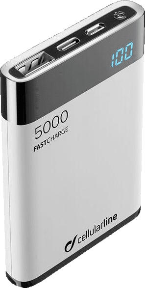 CELLULAR LINE FreePower Manta HD 5000 Powerbank 5000 mAh Weiß