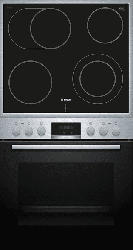 BOSCH HND271AS61 Serie 2, Einbauherdset (Elektrokochfeld, A, 71 l)