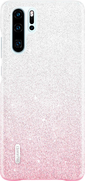 HUAWEI VOGUE Glamorous Case , Backcover, Huawei, P30, Polycarbonat (PC) , Rosa/ Weiß