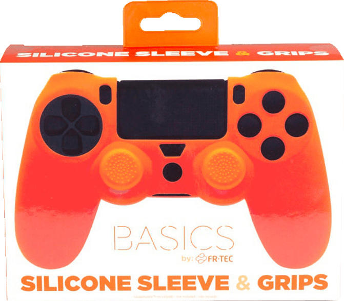 BLADE PS4 Silicone Skin + Grips Silikonschutzhülle, Orange