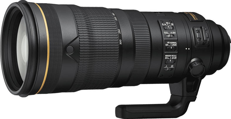 NIKON AF-S 120 mm-300 mm f./2.8 VR, IF, ED (Objektiv für Nikon FX-Mount, Schwarz)