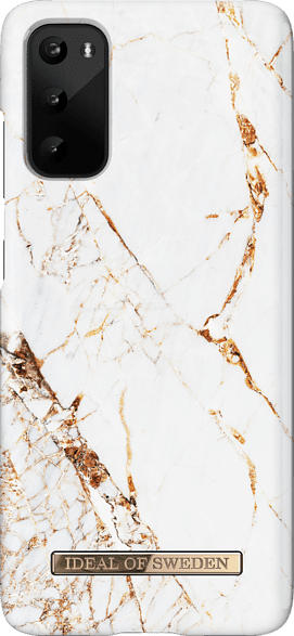 IDEAL OF SWEDEN IDFCA16-S11E-46 , Backcover, Samsung, Galaxy S20, Kunststoff/Kunstleder (Wildlederimitat), Weiß/Gold