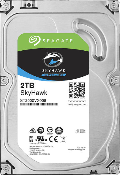 SEAGATE SkyHawk, 2 TB HDD, 3.5 Zoll, intern
