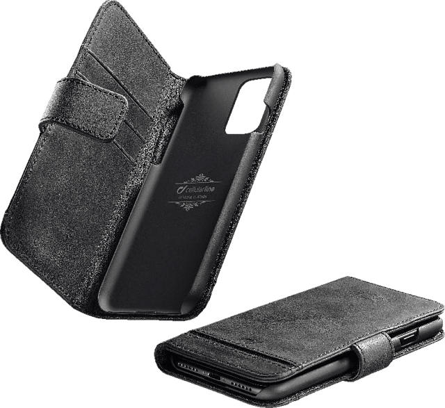 CELLULAR LINE Supreme , Bookcover, Samsung, Galaxy S20 Plus, Echtleder, Schwarz