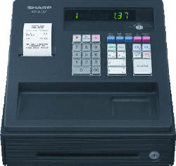 SHARP XE-A 137 X Registrierkasse