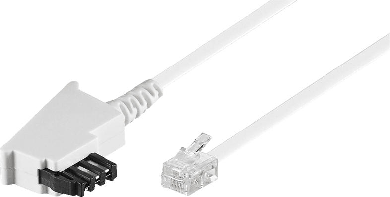 GOOBAY TAE-F-Stecker auf RJ11/RJ14-Stecker 3 m