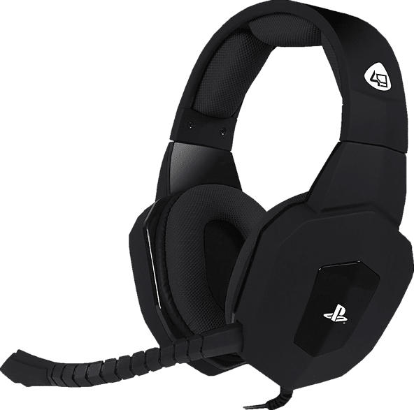 4GAMERS PS4 Stereo Pro4-80 Gaming Headset, Schwarz