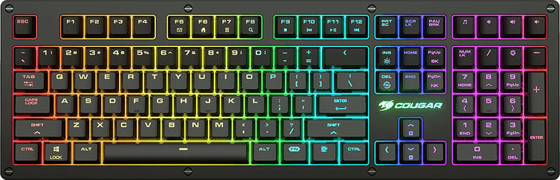 COUGAR PURI RGB (RED SWITCH), Gaming Tastatur, Mechanisch