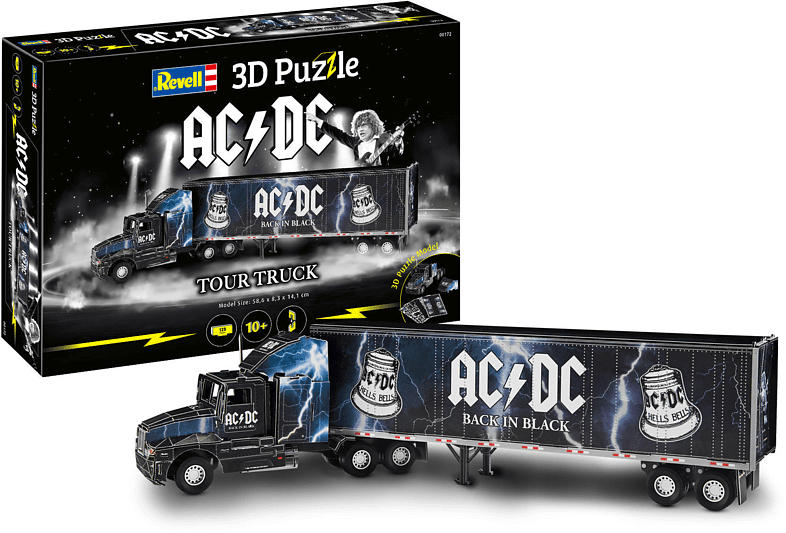 REVELL AC/DC Tour Truck 3D Puzzle, Mehrfarbig